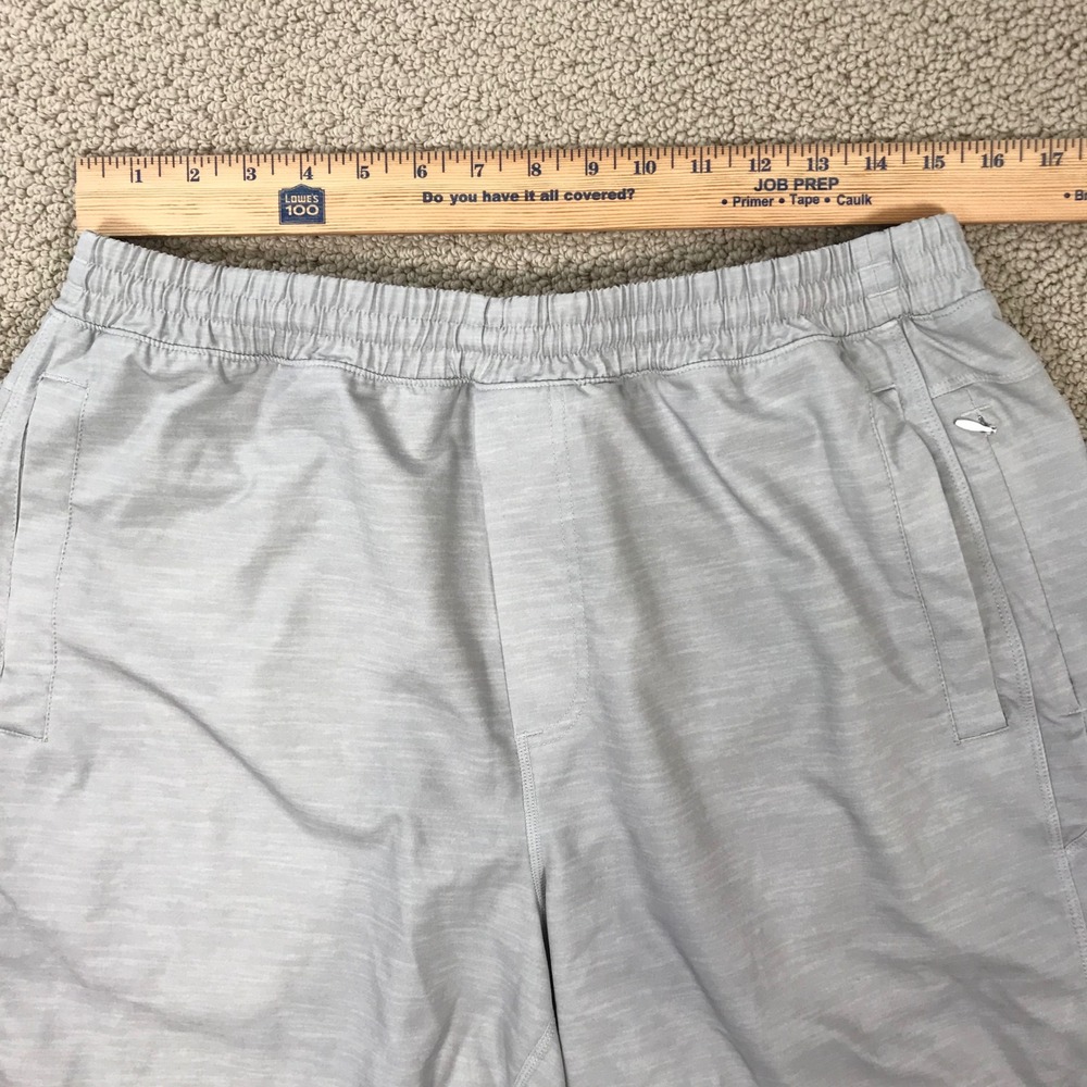 Birddogs Boom Athletic Shorts Mens XL Long Gray Lined Gym Running Workout Pocket - Picture 6 of 7